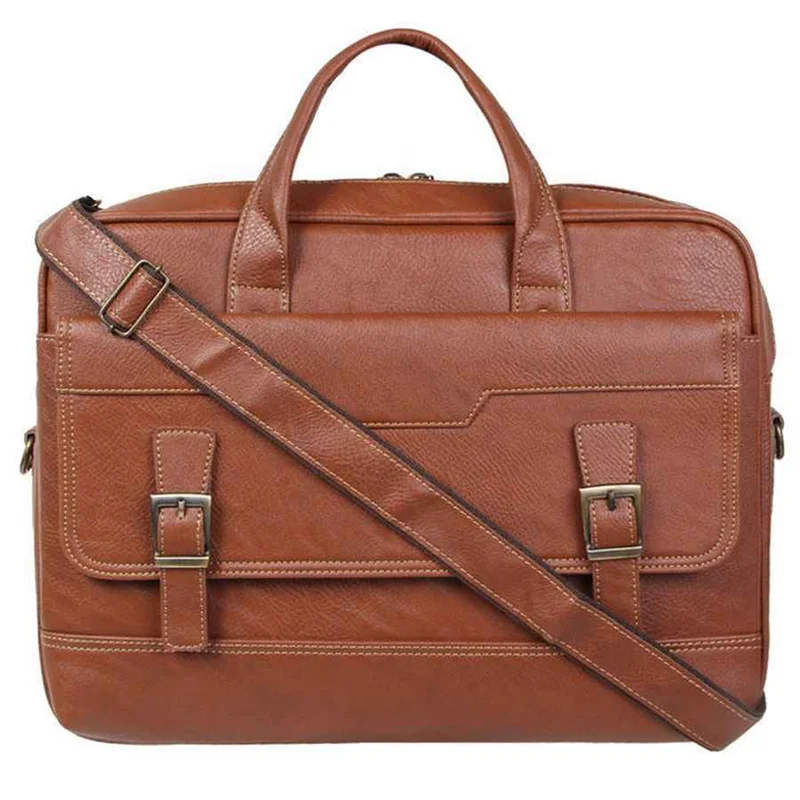 کیف اداری دو سگگ چرم مصنوعی مدل 133