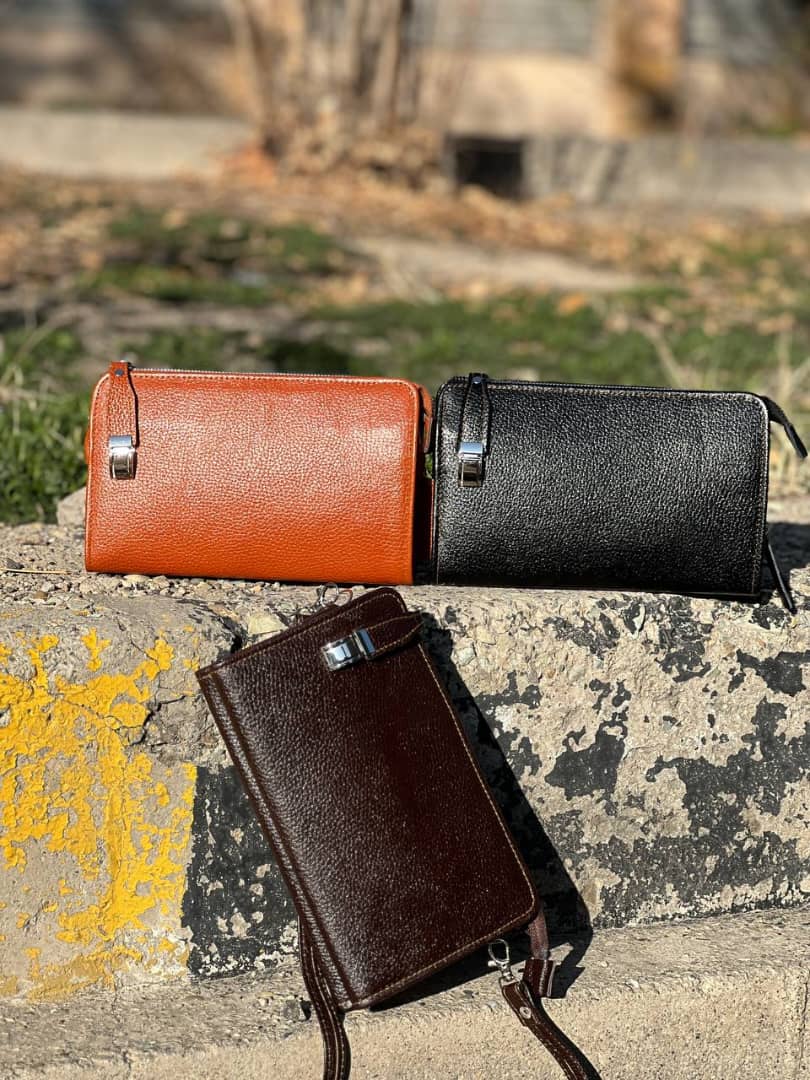 کیف دوکاره چرم آروند مدل AR005