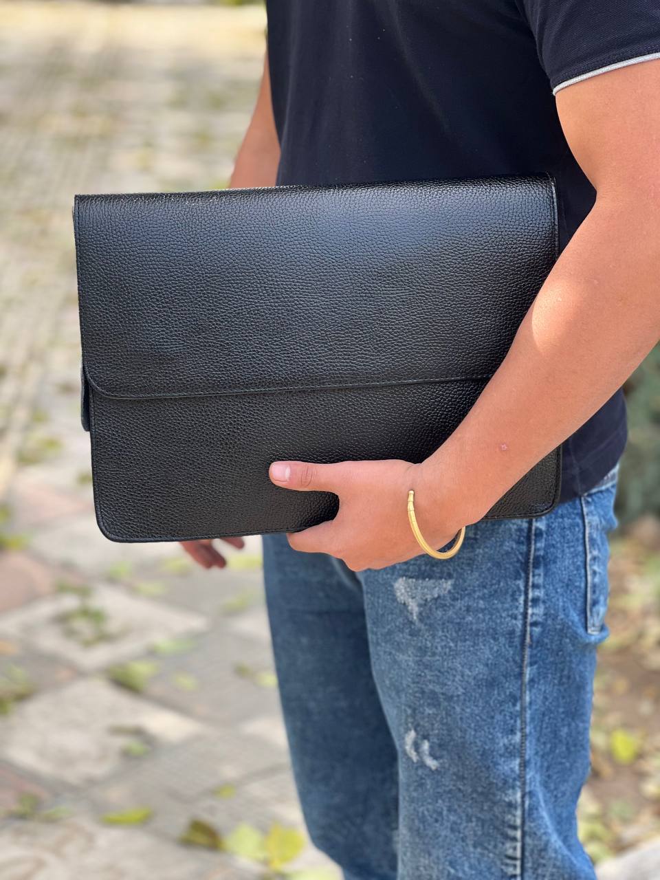 فولدر تمام چرم مدل AQ-011